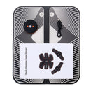 EMS Dual Foot Leg Massager Pad 6 Modes 9 Speeds Rechargeable Feet Relax Deep Kneading Shiatsu Therapy Massage Mat