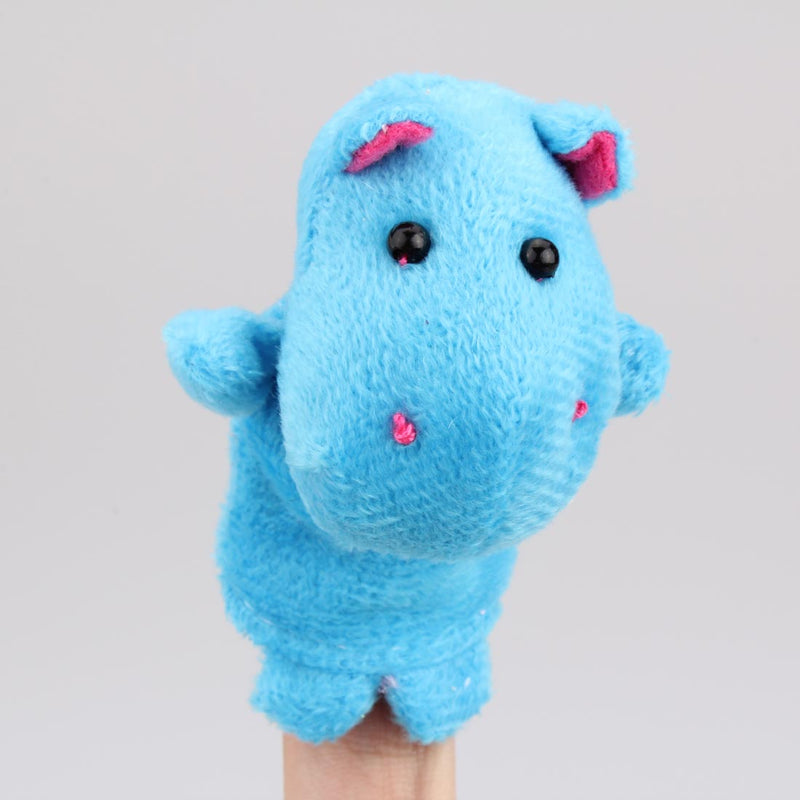 10Pcs Plush Animal Finger Puppet Set Play Learn Story Toys Kids Baby Early Educational Dolls Gift