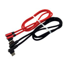 Bakeey 90 Degree Right Angle Braided USB Type-C Charging Data Cable for Samsung Xiao Huawei