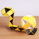 Original Speed Magic Cube Snake Puzzle Ruler Twist 24 Blocks Educational Funny Toys For Children