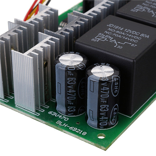 DC 10-50V 12/24/48V 60A PWM DC Motor Speed Controller CW CCW Reversible Switch