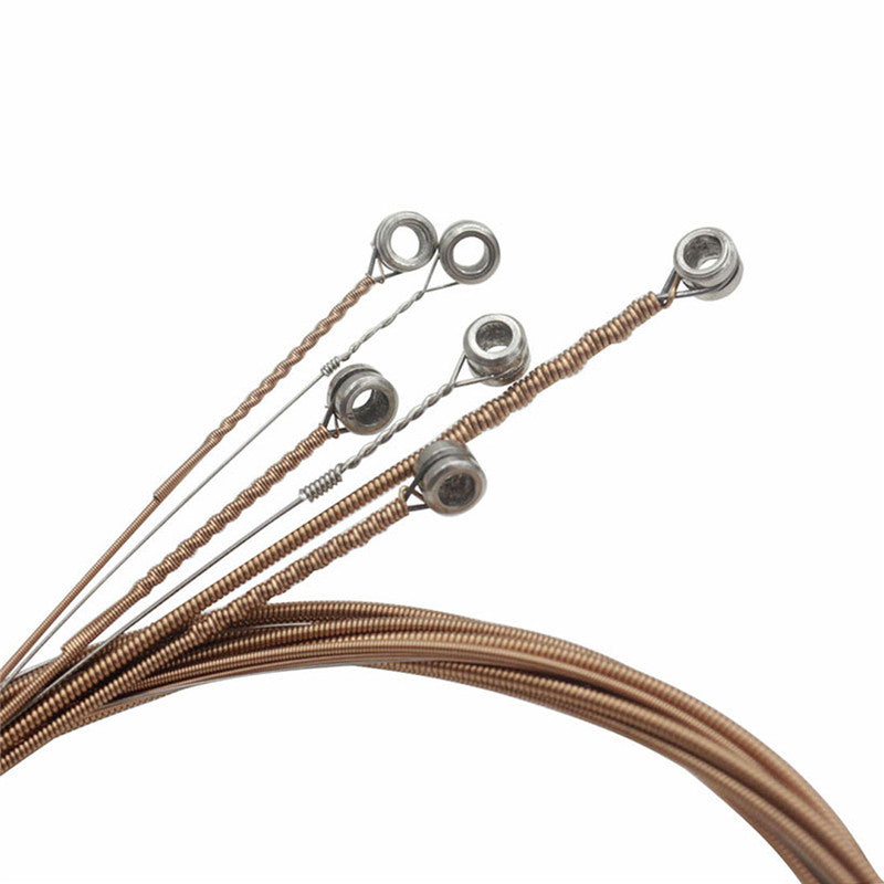 6Pcs IRIN A113 Acoustic Guitar Folk Guitar String Silver Plated 6 Sizes for Beginner