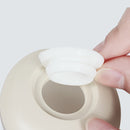 4 Pcs Round Storage Bottles Press Type Travel Camping Soap Lotion Shower Gel Emulsion Dispensers