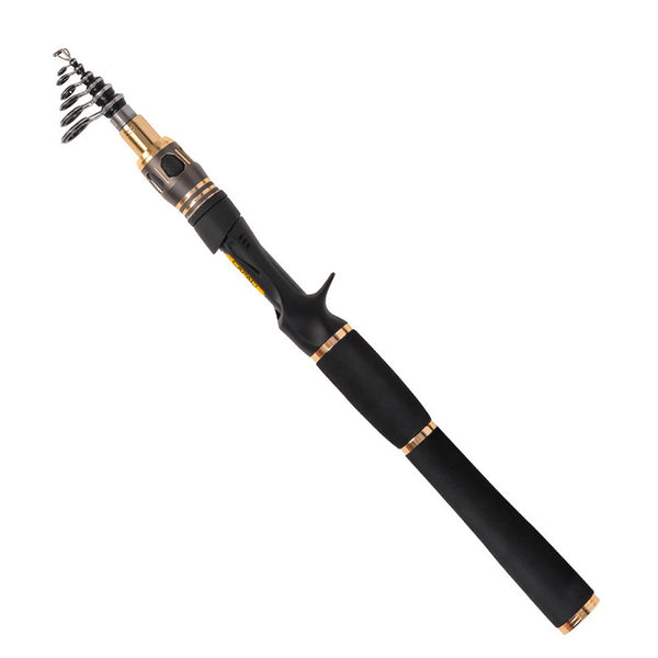 CAPACI 28082 RF Series Carbon Alloy Retractable Fishing Rod Portable Outdoor Fishing Pole Fishing Accessories-Casting 1.8M/2.1M/2.4M