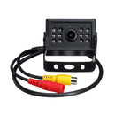 Infrared/LED Style Rear View Webcam Dash Mirror Monitor + HD Waterproof Car Reverse Backup Camera Kit
