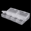 6 Grid Electronic Components Project Storage Assortment Box Bead Organizer Jewelry Box Plastic Storage Case