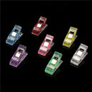 50pcs 27x10x15mm Plastic Paper Clips Elliot Folder Clamps