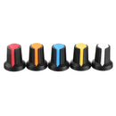 30pcs WH148 Potentiometer Knob 15X17mm 6mm Shaft Hole AG2 Yellow Orange Blue White Red Power Amplifier Knob 5 Color