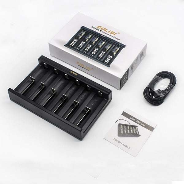 GOLISI Needle 6 5V 2A Smart Fast Battery Charger USB Charging Overcharging Protection