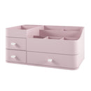 NEW Plastic Makeup Organizer Drawer Cosmetic Container Makeup Brush Holder Large Desktop Sundries Storage Box Bathroom Storage Parts Storage Box