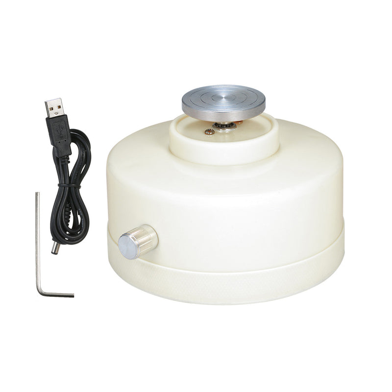 USB Electric Pottery Wheel 4.3/6.5cm Speed 0-2300RPM Turntable Ceramic Machine For Making Ceramic DIY Craft