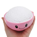 Expression Smile Rice Bowl Squishy 12*10CM Slow Rising With Packaging Collection Gift
