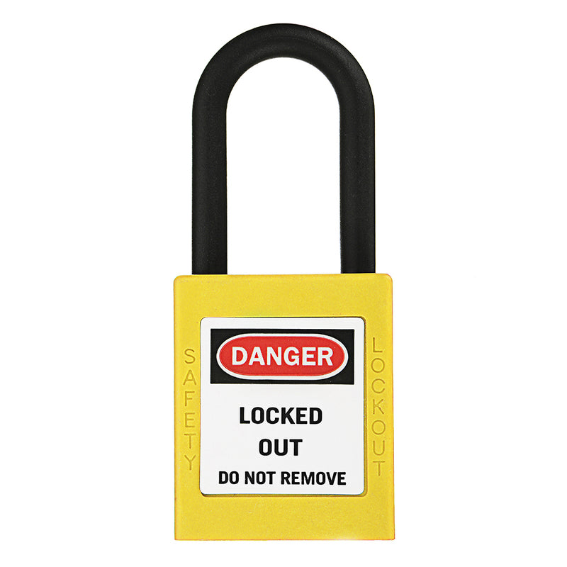 ABS Steel Lock Keyed-Alike Message Padlock Sets Plastic Security Industry Padlock