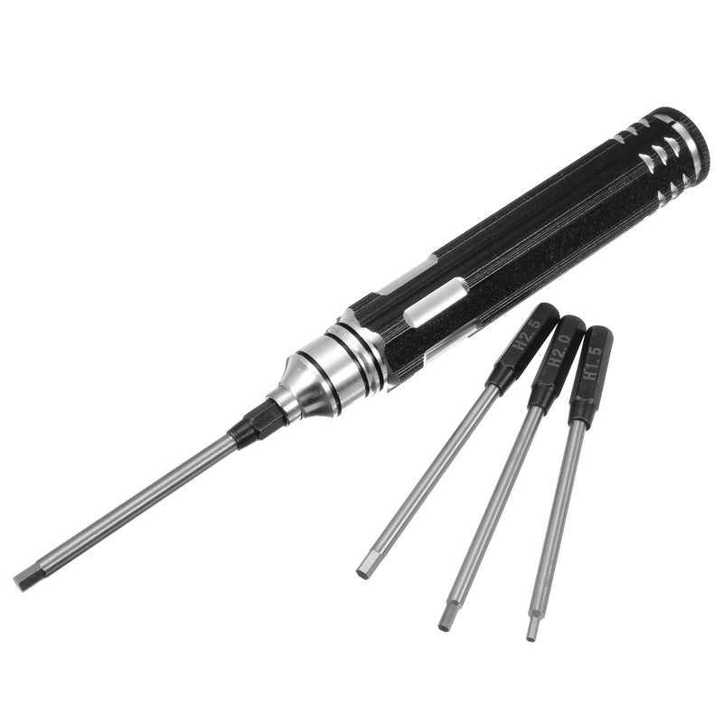 4 in 1 H1.5 H2.0 H2.5 H3.0mm Hexagon Socket Screwdriver Set Allen Driver Modeling Making Tools