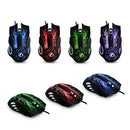 IMICE X9 2400DPI Adjustable Colorful LED 6 Buttons USB Wired Optical Gaming Mouse for PC Laptop