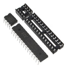 LCD 1602 DC 5V DIY Electronic Clock Kit Temperature Alarm Function With Acrylic Shell