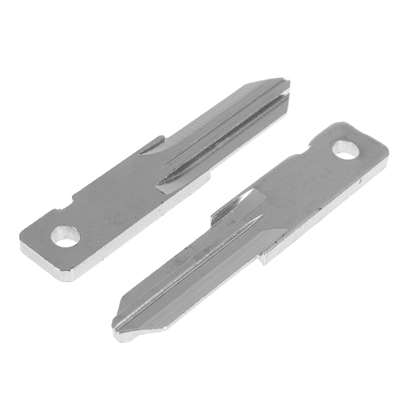 10Pcs Car VAC102 Uncut Key Blade for Renault Key Clip Shell Blank Replacement
