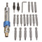 20pcs  1/4 Inch Hex Shank Drill Screwdriver Bit Driver Swivel Head Quick Change Tool
