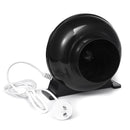 4Inch 32W 240V Black Inline Duct Booster Fan Ventilation Exhaust Air Blower