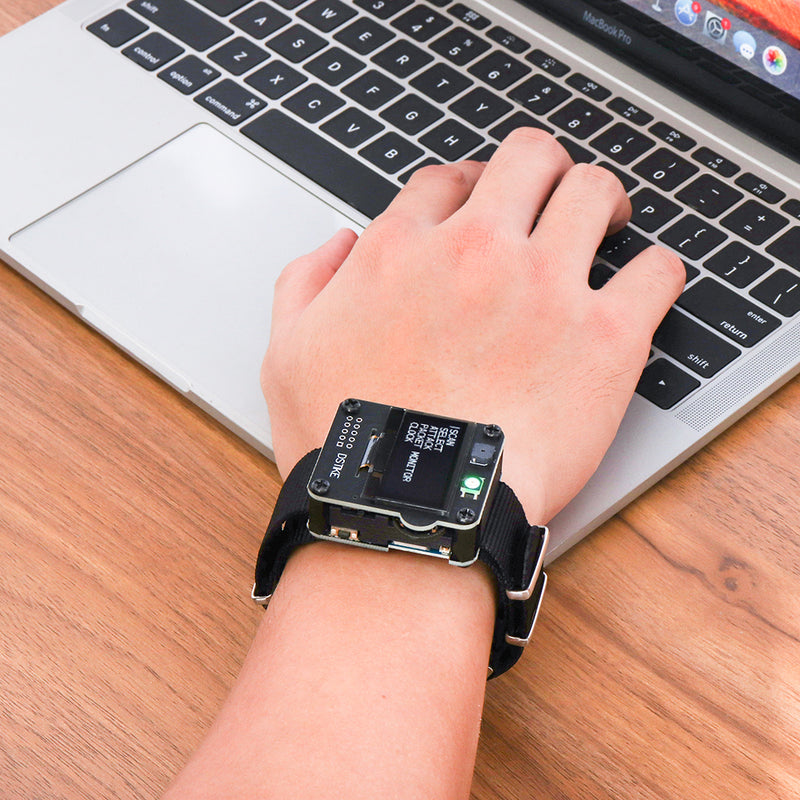 Orange/Black Deauther Wristband /Deauther Watch NodeMCU ESP8266 Programmable WiFi Development Board