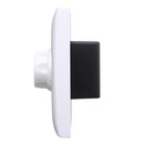 220V LED Dimmer Single Light Rotary Switch for Dimmable Lighting White