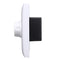 220V LED Dimmer Single Light Rotary Switch for Dimmable Lighting White