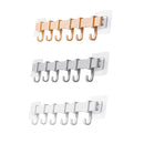 Bathroom Wall Door Hook No Trace Stickers Nail-Free Towel Hook Waterproof