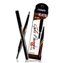 5 Colors Double Head Eyebrow Pen Automatic Rotate Pen Thrush Belt Brush