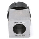 Hard Steel Square ER-32 Collet Chuck Block CNC Lathe Tool Holder