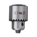Machifit 0.3-4mm Mini Electric Drill Chuck JTO Taper with 5mm Shaft Connecting Rod for 775 Motor