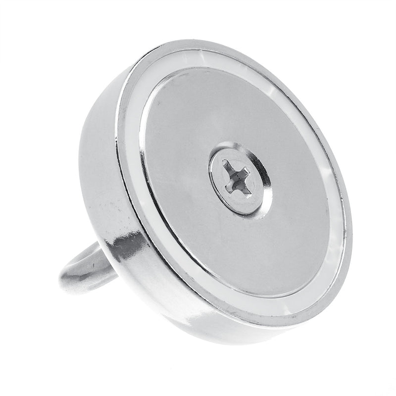 300KG D75mm Neodymium Recovery Magnet Fishing Treasure Metal Detector with 20 Metre Rope