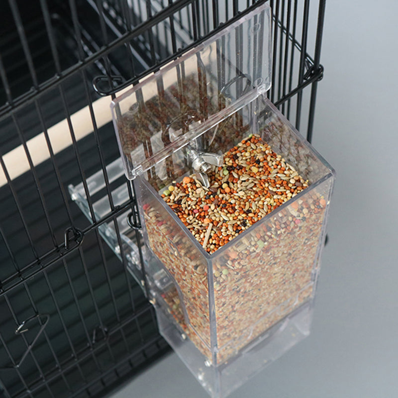 Automatic Smart Bird Feeders Starling Parrot Food Containers Transparent Pet Feeder Devices