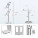 Bakeey 180 Degree Up Down Adjustable Aluminum Alloy Desktop Phone Holder Tablet Stand for Smart Phones Tablets 4.0-10.5 inch