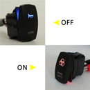 Rocker Switch LED Light Bar On-Off 6 Pins 12-24V Car Truck Boat 11 Sizes