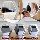 Three-Color Multi-function Mirror LED Makeup Mirror Light Night Light Alarm Clock