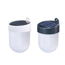 LUSTREON Solar 3 LED Wall Lamp Outdoor Waterproof Fence Garden Path Light Double Color Temperature
