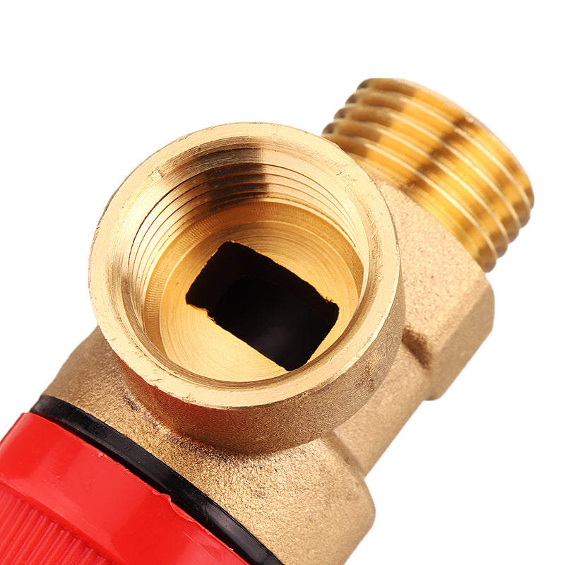 TMOK DN15 1/2'' 3Bar/6Bar Female Male Brass Pressure Relief  Valve Pressure Control Safety Valve Switch Pressure Regulator for Wall-Hanging Water Heater