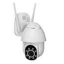 [ Full Color 1080P HD ] Outdoor Voice Intercom Waterproof WiFi 2MP Speed Dome Security IP IR Camera Security Surveillance NetCam Night Vision M otion Detection Audio Network PTZ Pan Tilt  Camera
