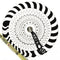 Versatile EDC Tool Design Drawing Curved Metallic Ruler Mini Compass Protractor Combo Patterns for Notepad Designers Artists Architects Student