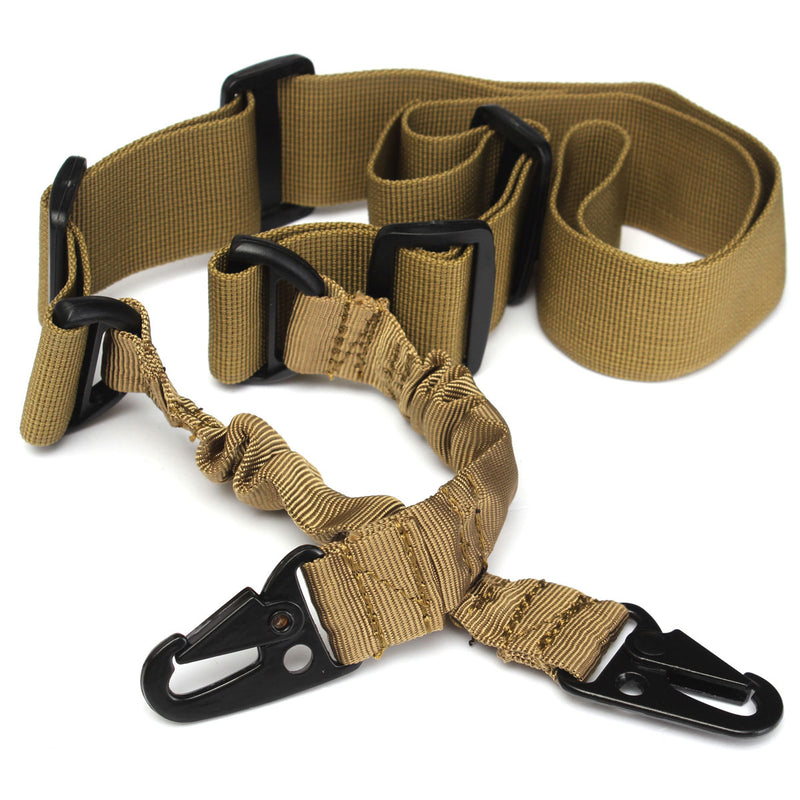 Two Point Sling Nylon Adjustable Hunting Waist Belt Strap With Buckle Hook