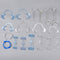 18Pcs/Set C/O/M-SHAPE Dental Teeth Intraoral Cheek Lip Retractor Mouth Opener