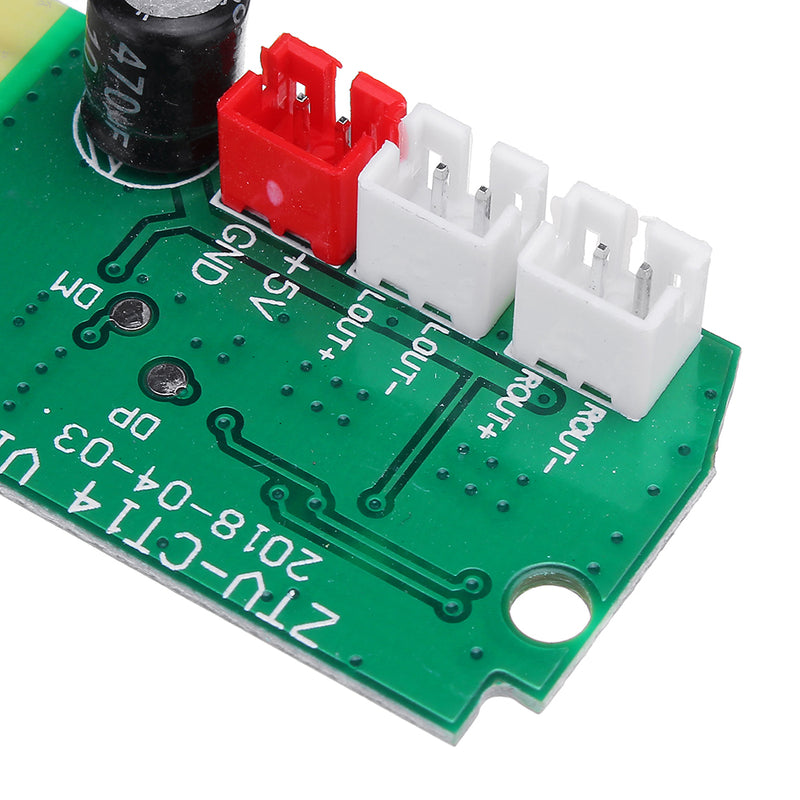 5pcs 3Wx2 Mini bluetooth Receiver Module With 4Ohm Speakers Power Amplifier Audio Board Decoding