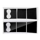 Car Stickers Film Center Console Wrap Inner Cover Vinyl For Tesla Model 3 Black