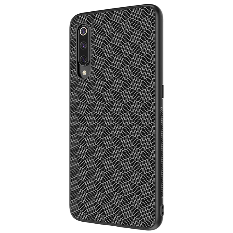 NILLKIN Ultra-thin Synthetic Fiber Plaid Anti-Scratch Protective Case for Xiaomi Mi9 / Mi Transparent Edition