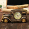 Simulation Vintage Car Alarm Clock Multifunctional Pencil Vase Antique Car Model Creative Decor