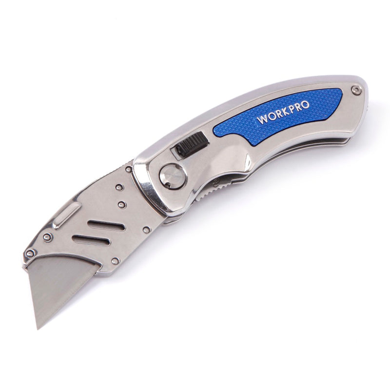 WORKPRO Folding Aluminum Handle Heavy Duty Wire Cutter Electrician Utility Pipe Cutter