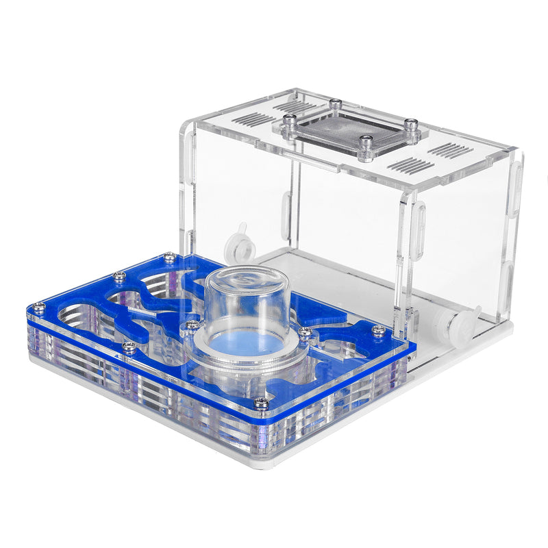 14.7*11.7*7.5cm Acrylic Sheet Ant Farm Feeding Insects Science Educations