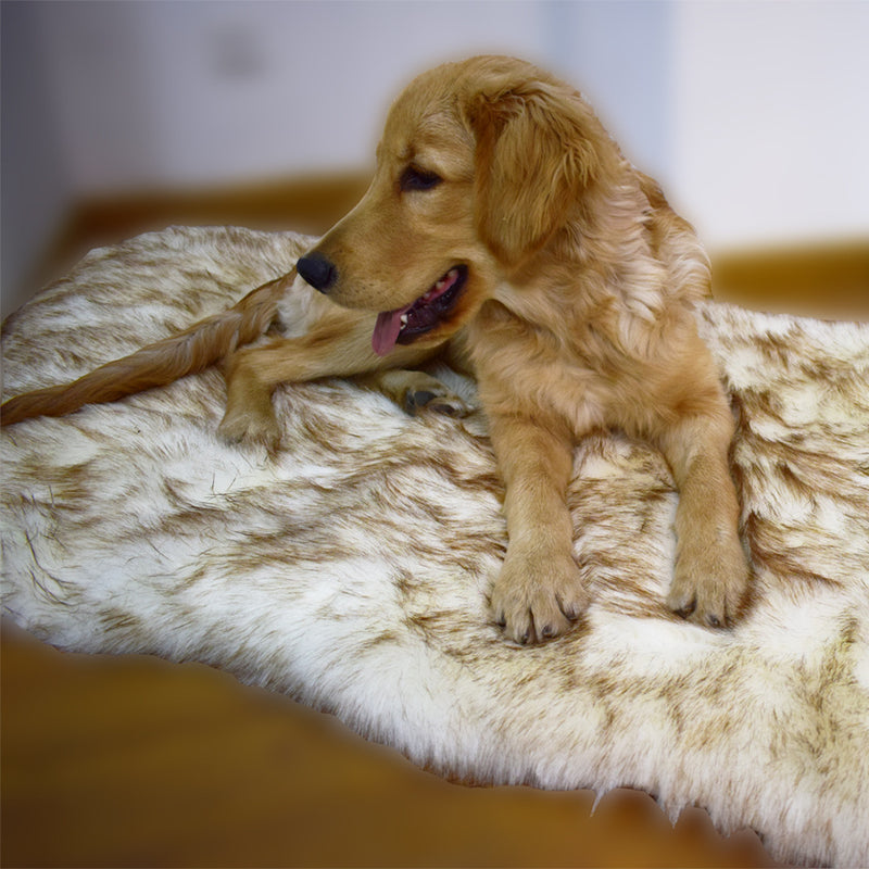 Winter Pet Dog Bed Long Plush Soft Comfortable Fleece Pet Cushion Warm Sleeping Lounger Mat Puppy Kennel Pets Rest mats