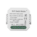 MoesHouse 2 Gang 2 Way WIFI Smart Light Switch Diy Breaker Module Smart Life/Tuya APP Remote Control Working with Alexa Echo Google Home