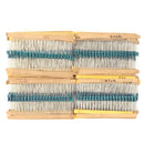 9360pcs 1% 1/4W Metal Film Resistor Kit 156 Value 1R-10M Ohm Component Pack
